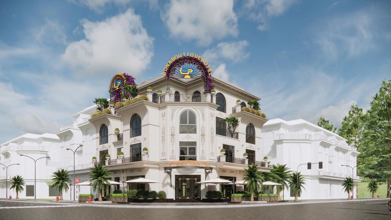 Tổng thể kiến trúc Dona Boutique Hotel